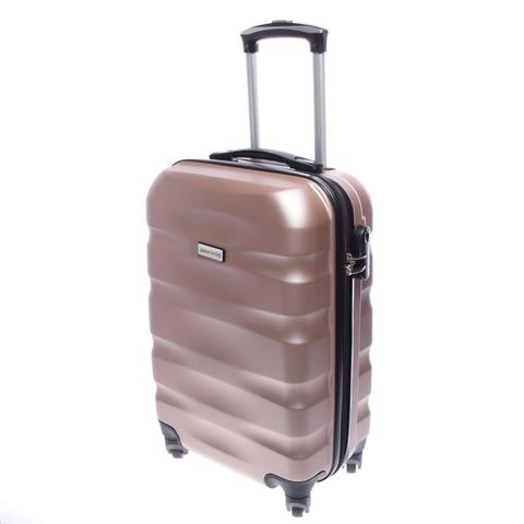LDV Rózsaarany Hullámnyomott ABS kabin Bőrönd (55*37*20 cm) LDV Rózsaarany Hullámnyomott ABS kabin Bőrönd (55*37*20 cm)