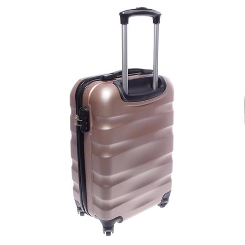 LDV Rózsaarany Hullámnyomott ABS kabin Bőrönd (55*37*20 cm) LDV Rózsaarany Hullámnyomott ABS kabin Bőrönd (55*37*20 cm)