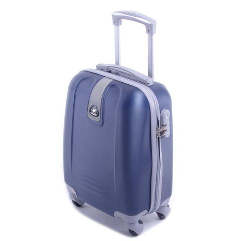Kemény Mini Bőrőnd Sötétkék (4 Kerekű) Kemény Mini Bőrőnd Sötétkék (4 Kerekű)