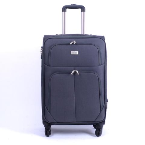 Besty Nagy Vászon Bőrőnd Szürke 75cm (4 Kerekű) Besty Nagy Vászon Bőrőnd Szürke 75cm (4 Kerekű)