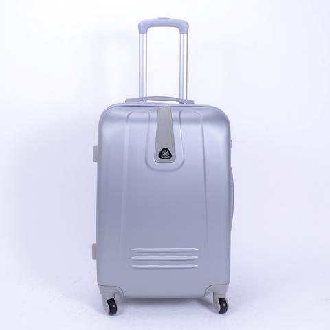 Kemény Mini Bőrőnd Ezüst (4 Kerekű) Kemény Mini Bőrőnd Ezüst (4 Kerekű)