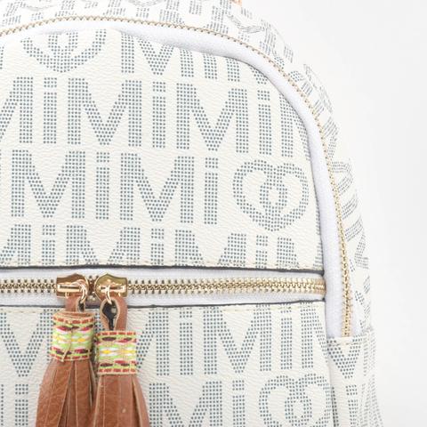 Besty Női Kisméretű Fehér Műbőr hátizsák Besty Női Kisméretű Fehér Műbőr hátizsák