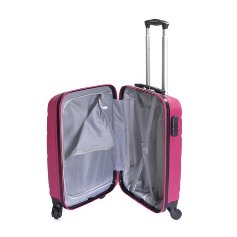 Bontour Fukszia Kemény Wizz Air, Ryanair Méretű ABS Kabinbőrönd (55x40x20 cm) Bontour Fukszia Kemény Wizz Air, Ryanair Méretű ABS Kabinbőrönd (55x40x20 cm)