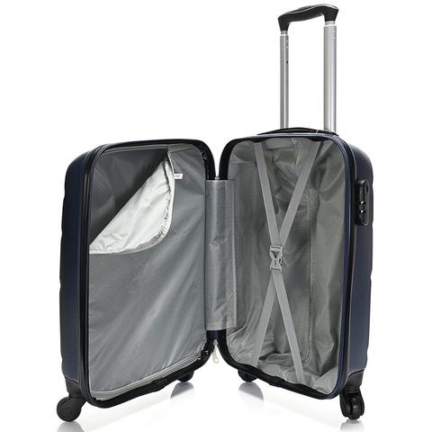 Bontour Sötétkék Kemény Wizz Air, Ryanair Méretű ABS Kabinbőrönd (55x40x20 cm) Bontour Sötétkék Kemény Wizz Air, Ryanair Méretű ABS Kabinbőrönd (55x40x20 cm)