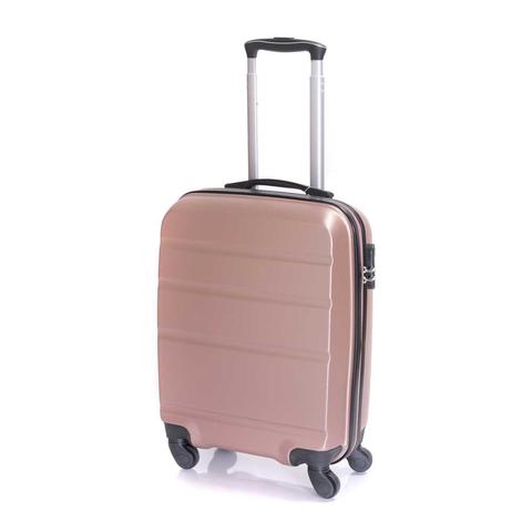 Bontour Rózsaarany Kemény Wizz Air, Ryanair Méretű ABS Kabinbőrönd (55x40x20 cm) Bontour Rózsaarany Kemény Wizz Air, Ryanair Méretű ABS Kabinbőrönd (55x40x20 cm)