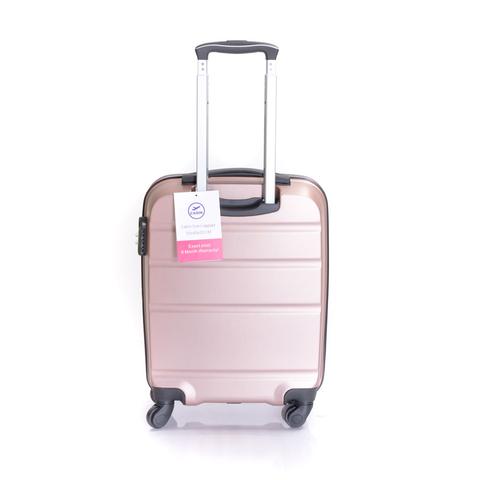 Bontour Rózsaarany Kemény Wizz Air, Ryanair Méretű ABS Kabinbőrönd (55x40x20 cm) Bontour Rózsaarany Kemény Wizz Air, Ryanair Méretű ABS Kabinbőrönd (55x40x20 cm)