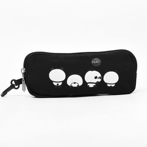 Fekete Panda Macis Hátizsák Tolltartóval Fekete Panda Macis Hátizsák Tolltartóval