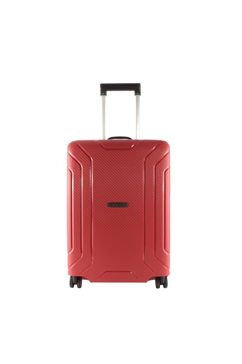 Piros Touareg Matrix polipropilén kemény kabin bőrönd