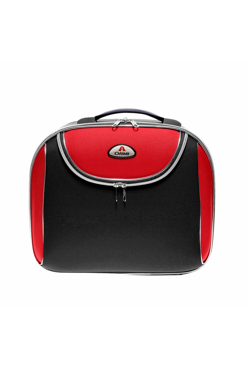 Fekete-Piros Bőröndre Akasztható Táska 38X32X17Cm