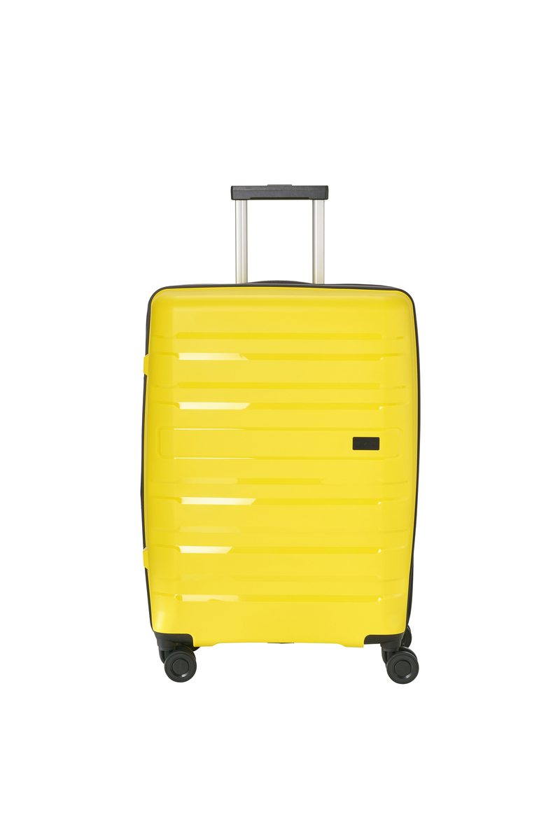 Travelite Kosmos Sárga Nagy Méretű Gurulós Bőrönd