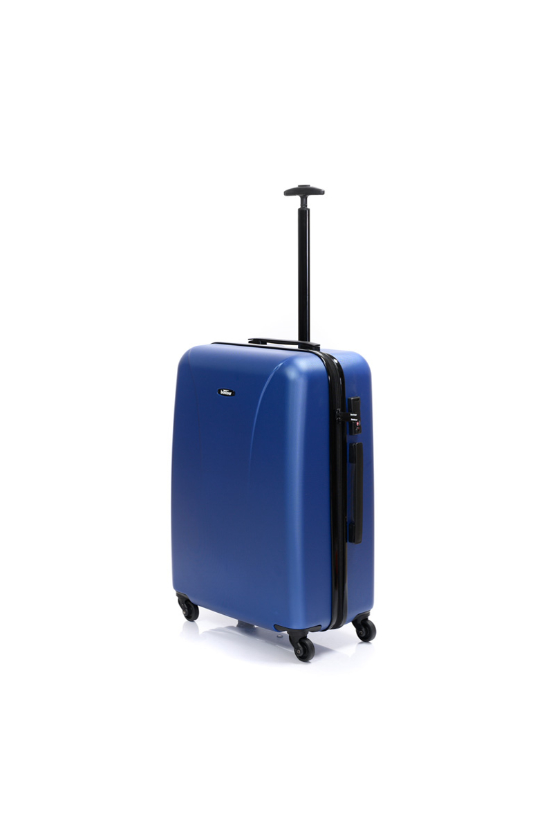 Bontour Kék Könnyű Kemény Négy kerekű Kabinbőrönd - 2 Év Garancia