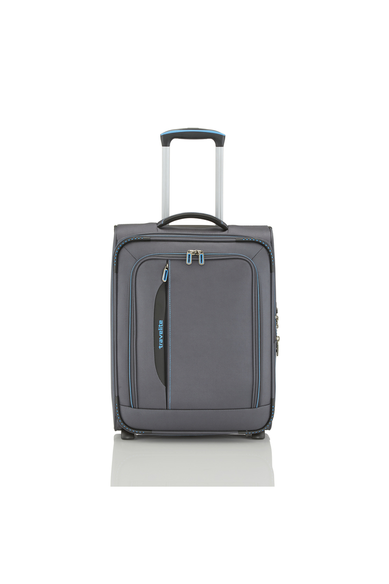 Travelite CROSSLITE Kabinbőrönd (2 kerekű) Bővíthető Fekete 55x39x20/23 cm