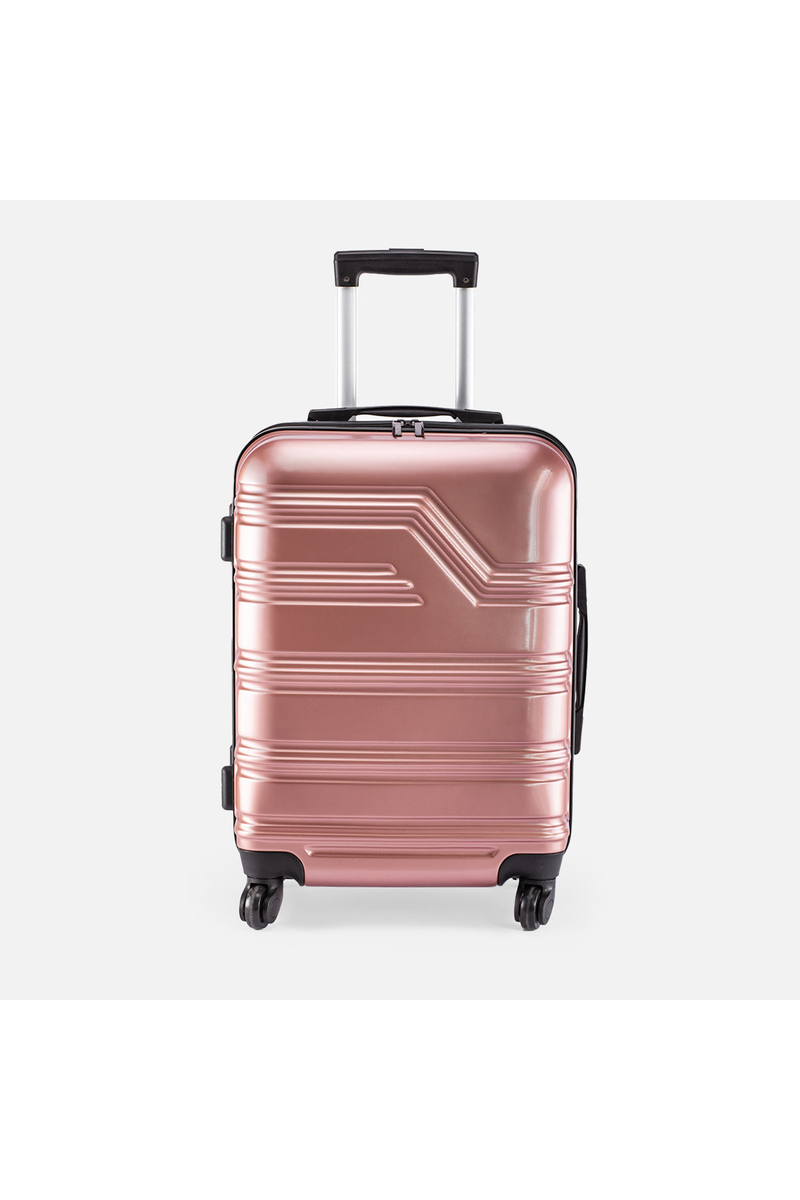 Rozé-Arany Kemény Mini Kabinbőrönd (4 Kerekű) XS