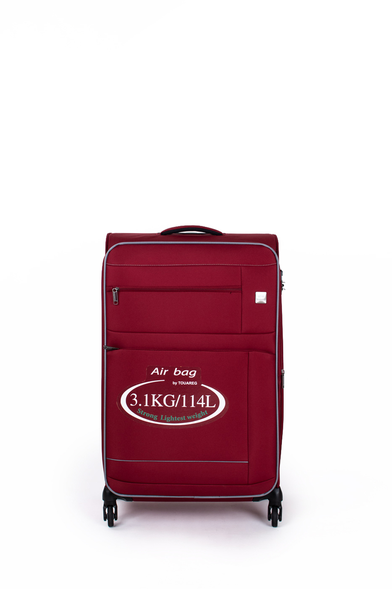 Touareg Bordó Színű Nagy Méretű Puhafalú Bőrönd (80*48*31 cm)