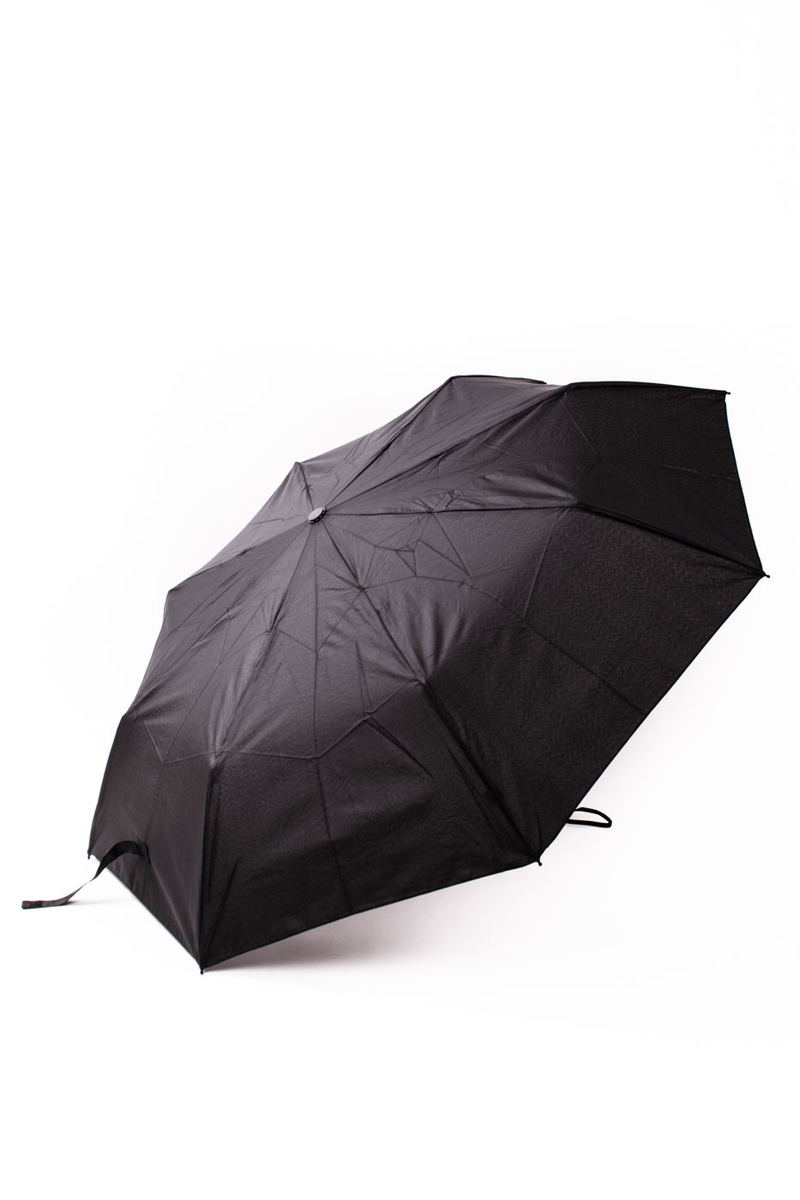 Egyszerű Fekete Összecsukható Esernyő, 98 cm Átmérővel