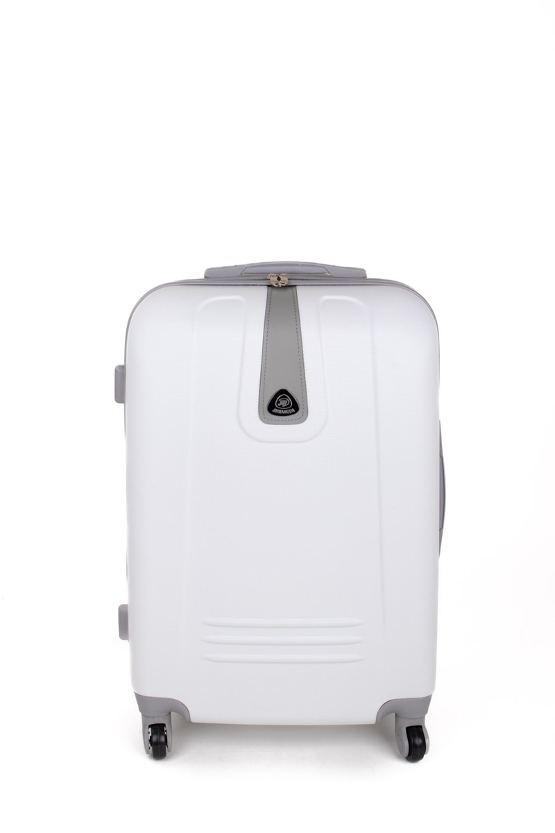 LDV Fehér Kemény Falú Négy Kerekű Közepes Méretű Bőrönd
