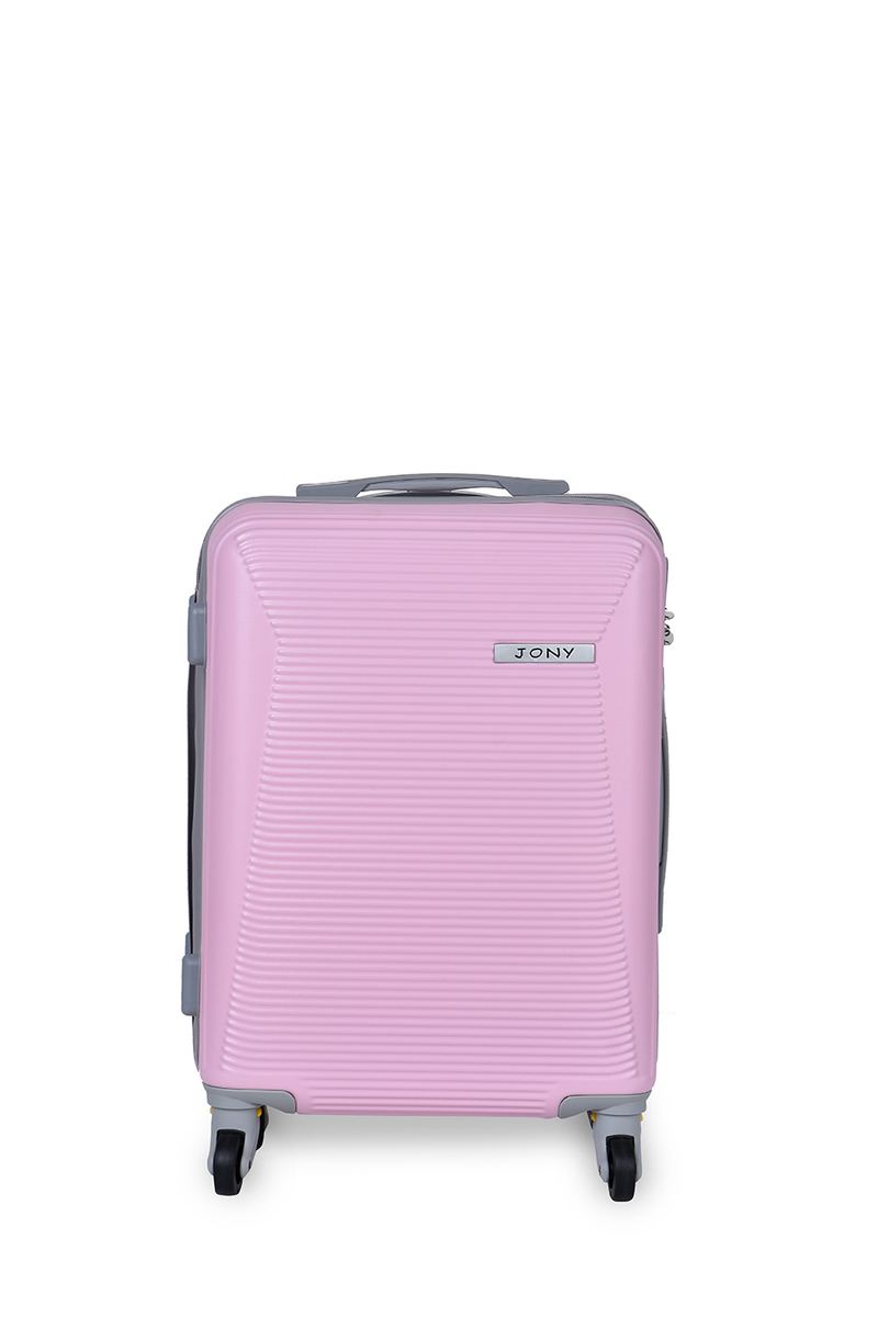 Rózsaszín Kisméretű Kemény Falú Bőrönd