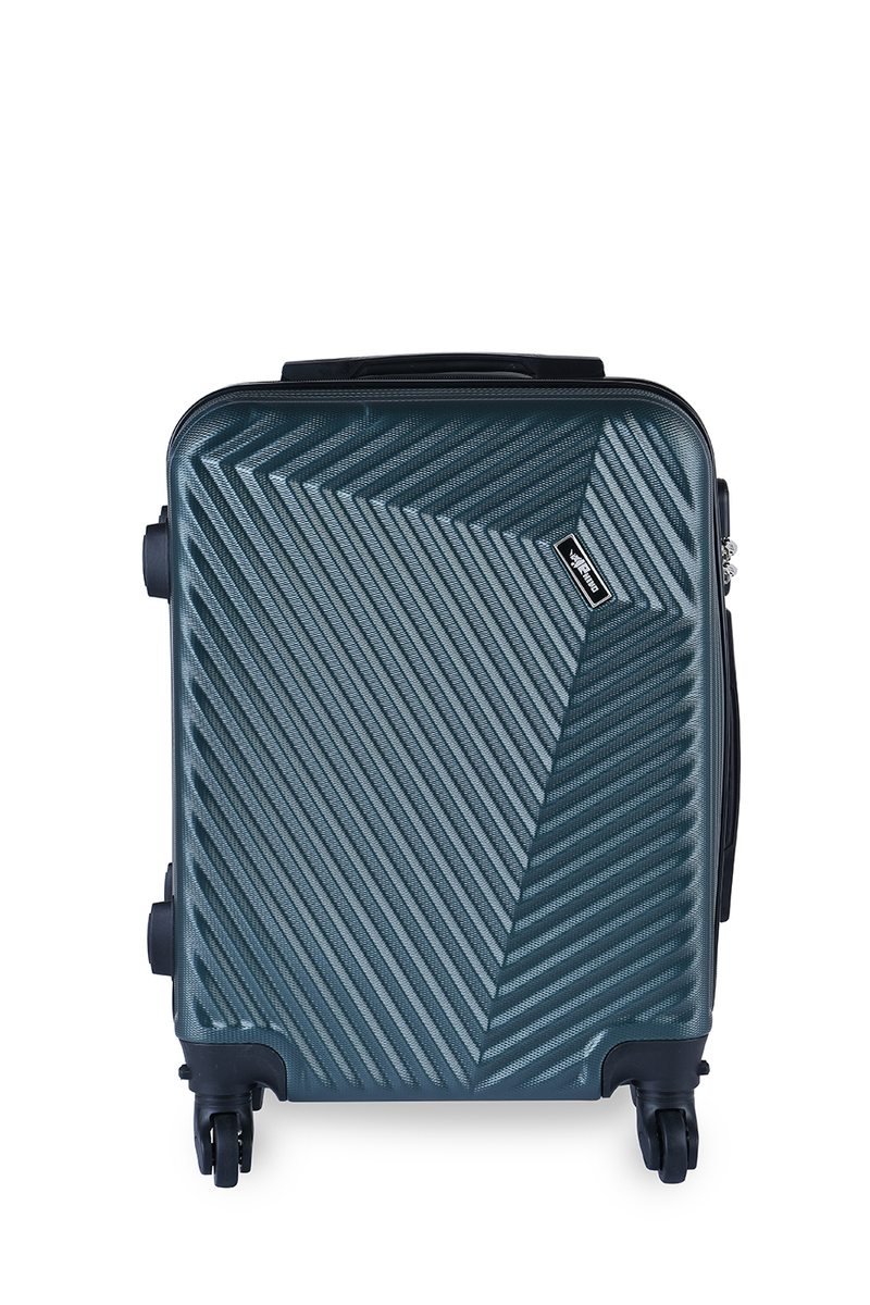 LC Sötétzöld Színű Kabin Méretű Kemény Bőrönd (55*40*20 cm)