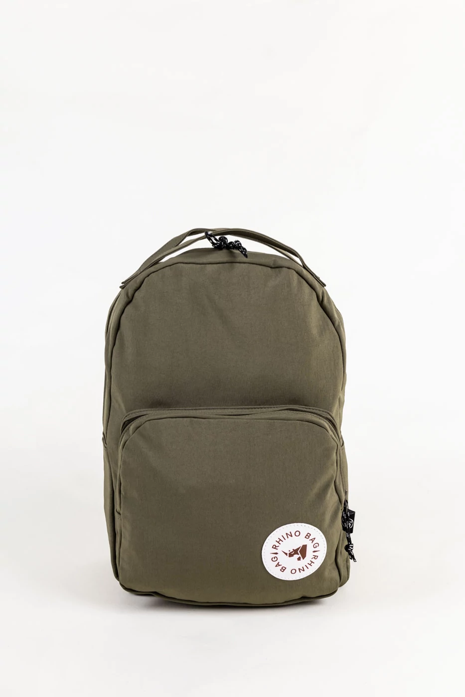 Rhino Bag Kekizöld Szivacsos Hátú Hátizsák Lopásbiztos Zsebbel
