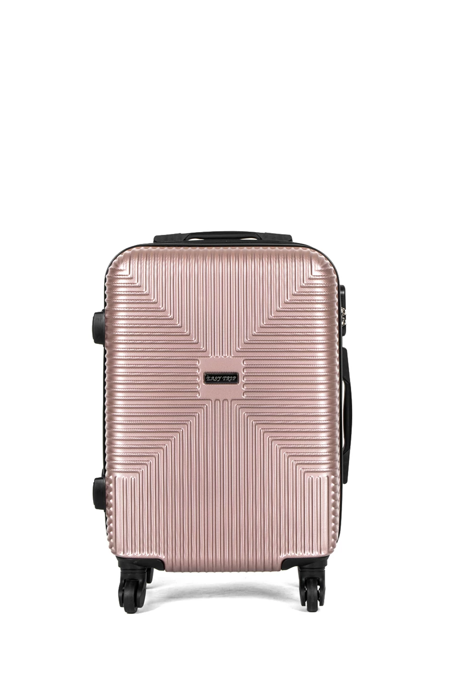 Kisméretű Rosegold Négy Kerekű Kemény Falú Bőrönd