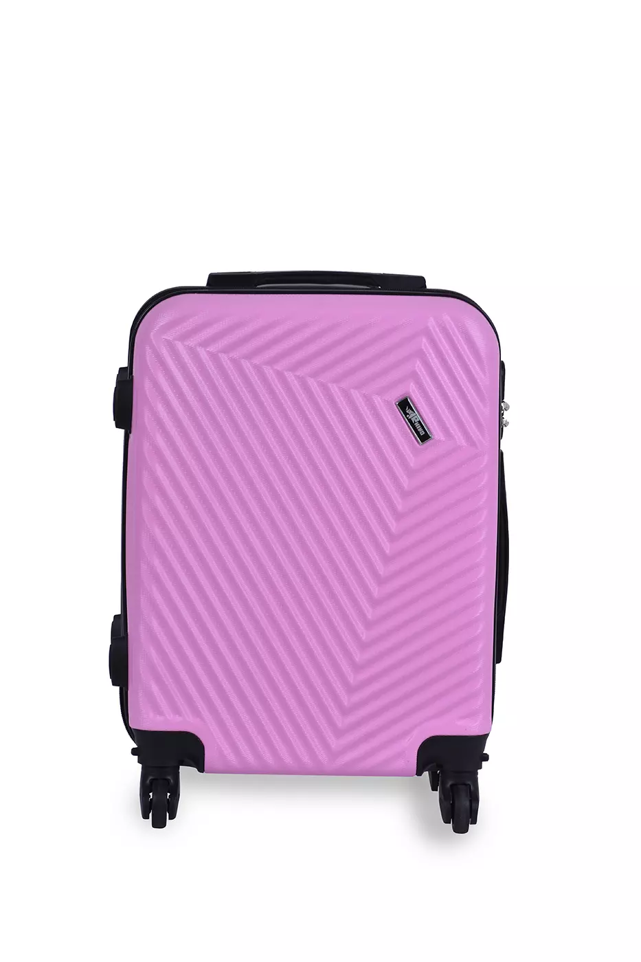 LC Rózsaszín Kabin Méretű Kemény Bőrönd