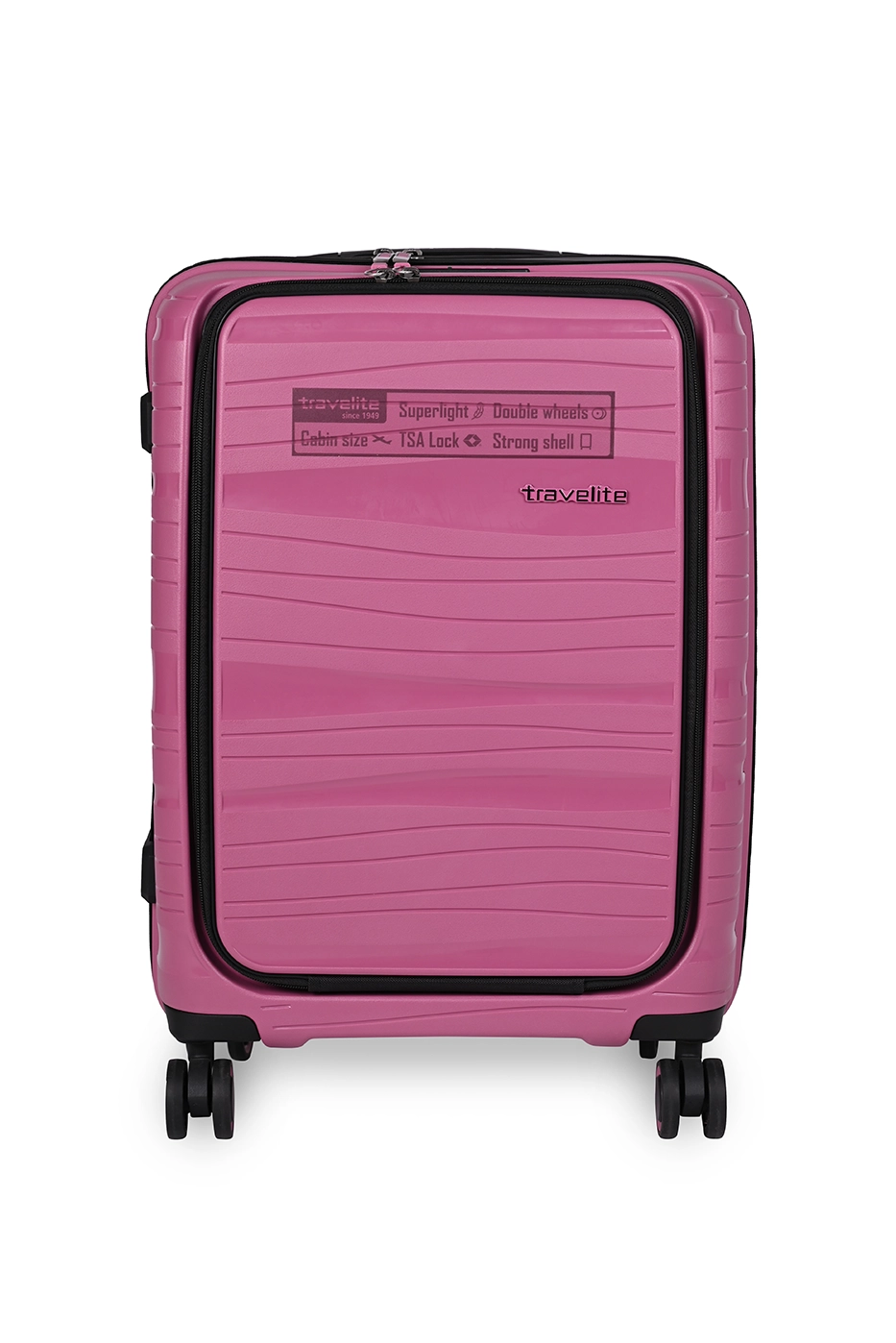Travelite Mályva Színű Keményfalú Kabinbőrönd