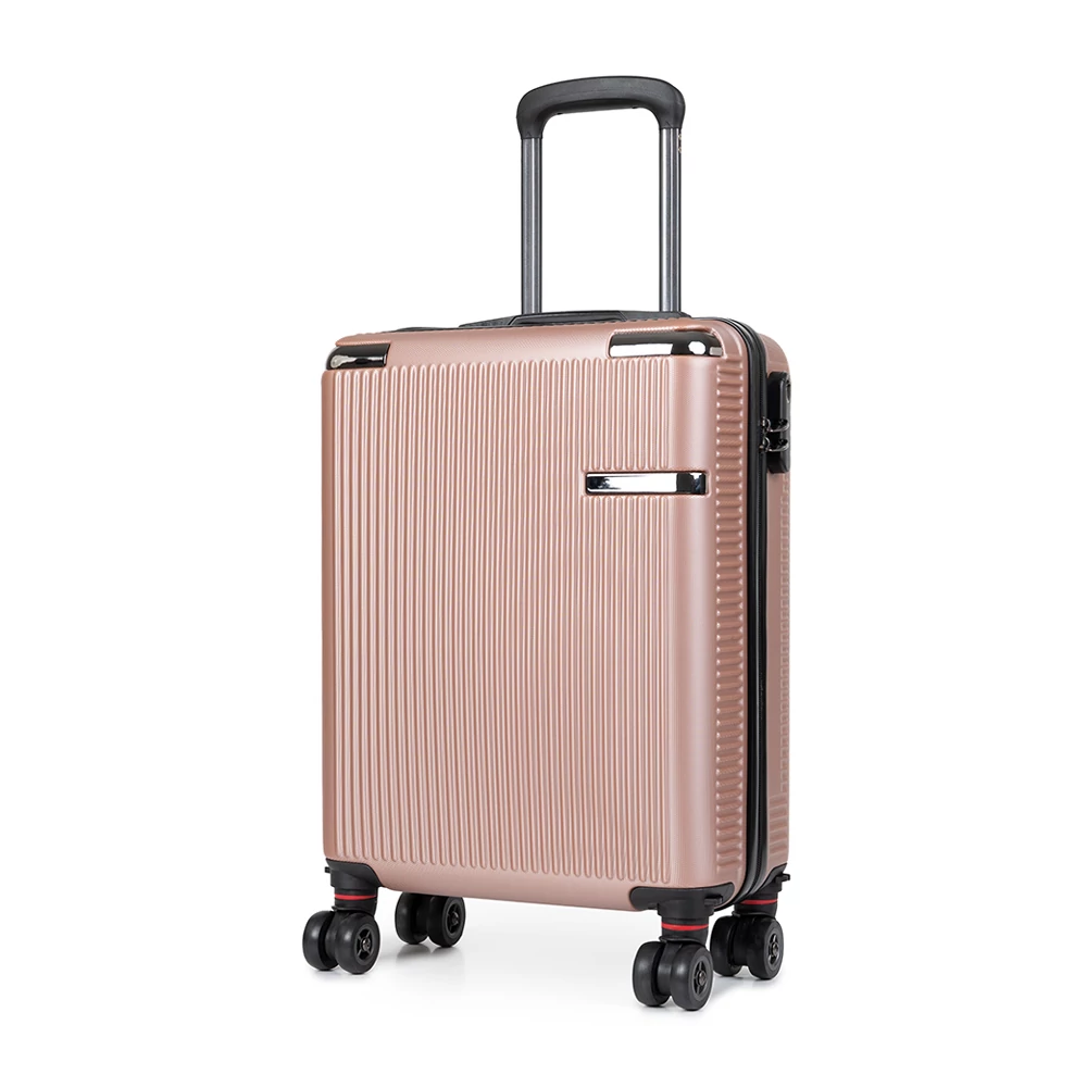 XTD Rózsaarany Kis Méretű Kivehető Kerekű Bőrönd