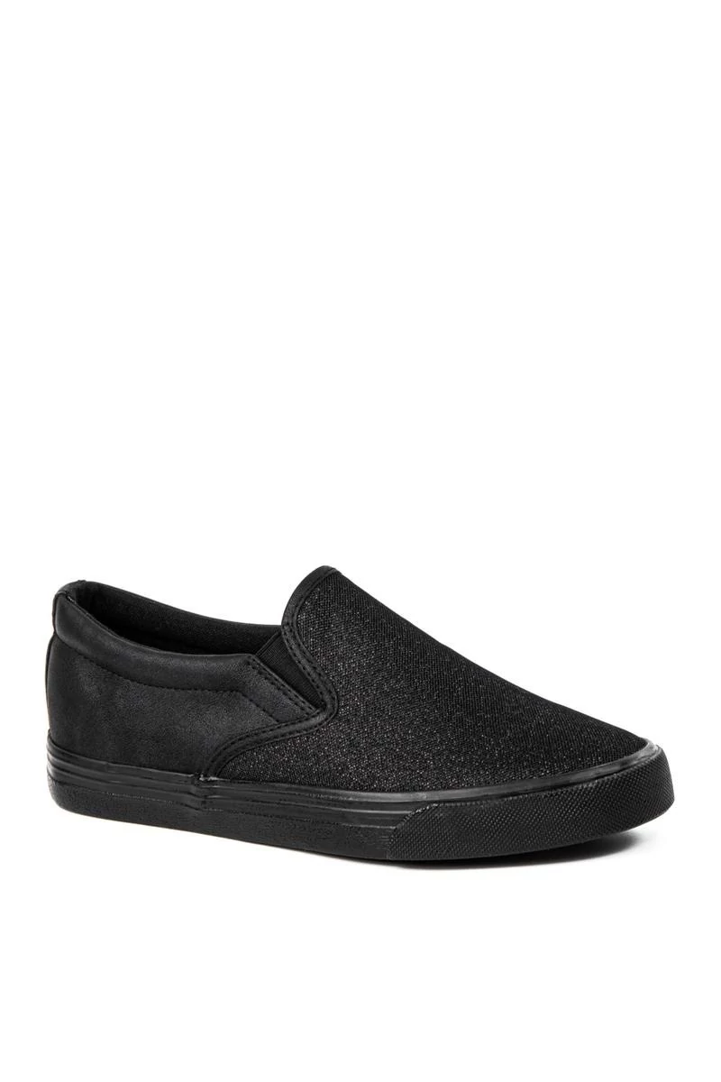 Yesmile Fekete Csillogós Slip-on