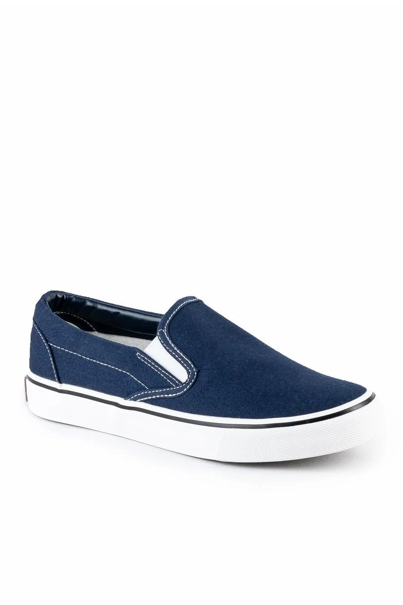 Linix Kék Vászon Slip-on