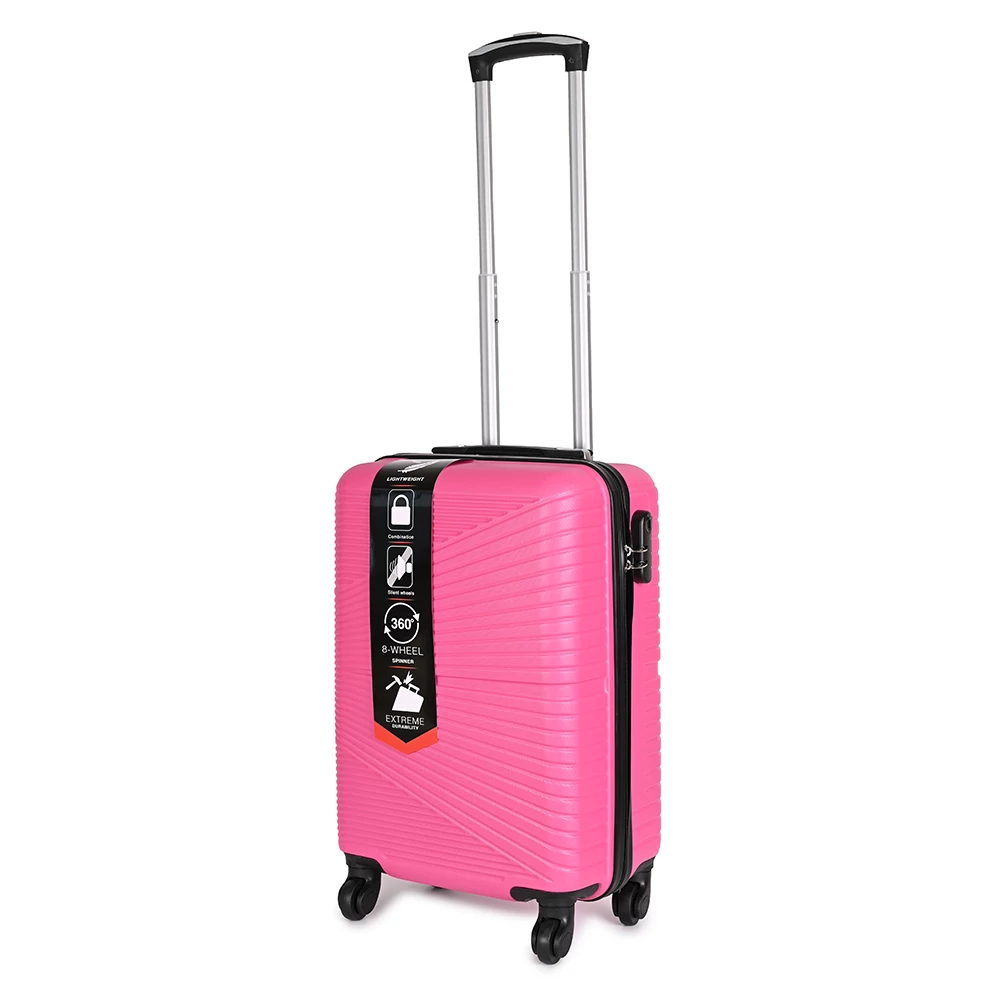 Pink Kis Méretű Extra Csendes Négykerekű Bőrönd