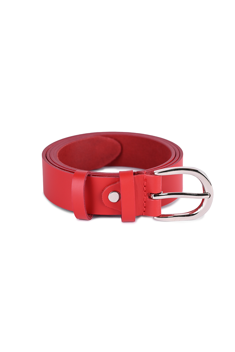 Prestige Piros Női Vastag Bőr Öv 115 CM